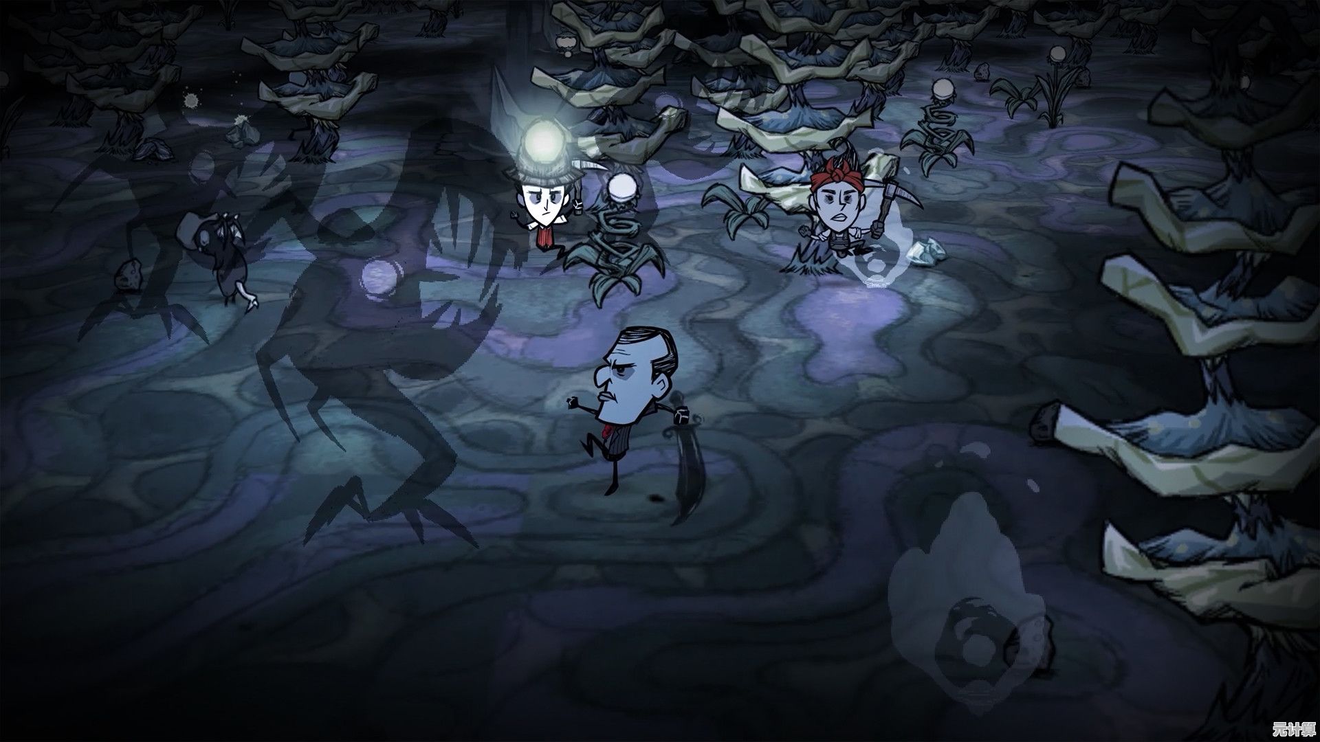 打造基地、对抗怪物，这样的冒险你不心动吗？饥荒哈姆雷特手机版》等你来挑战！